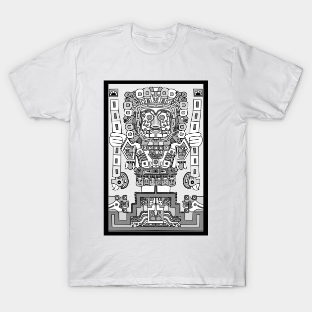 Aztec God T-Shirt by AYar